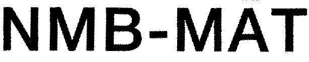 Mẫu nhãn hiệu NMB-MAT