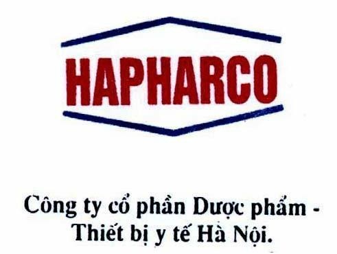 Mẫu nhãn hiệu HAPHARCO CÔNG TY Cổ PHầN DƯợC PHẩM THIếT Bị Y Tế Hà NộI