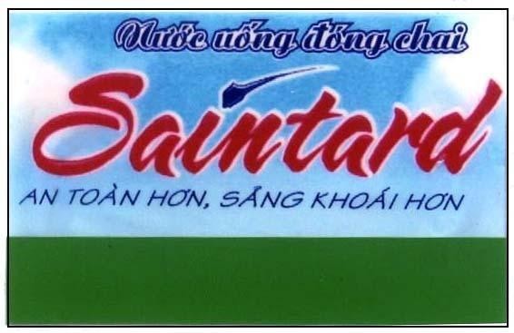 Mẫu nhãn hiệu SAINTARD An toàn hơn sảng khoái hơn nước uống đóng chai