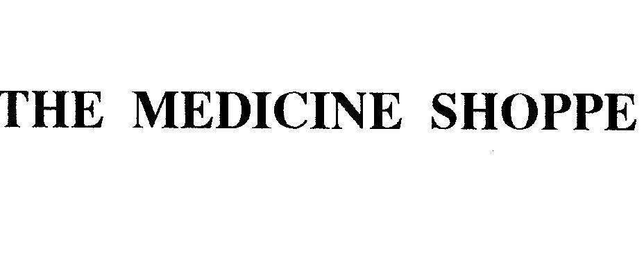Mẫu nhãn hiệu THE MEDICINE SHOPPE