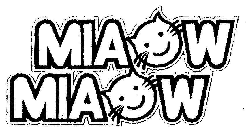 Mẫu nhãn hiệu MIAOW MIAOW