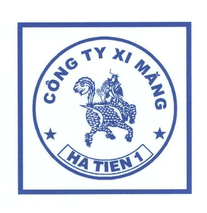 Mẫu nhãn hiệu Công ty xi măng HA TIEN 1