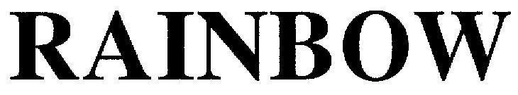 Mẫu nhãn hiệu RAINBOW