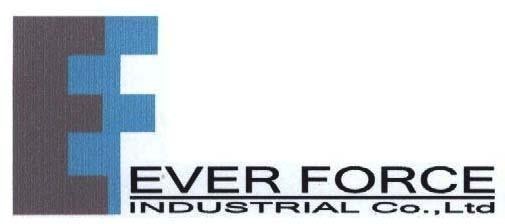 Mẫu nhãn hiệu EF EVER FORCE INDUSTRIAL CO LTD
