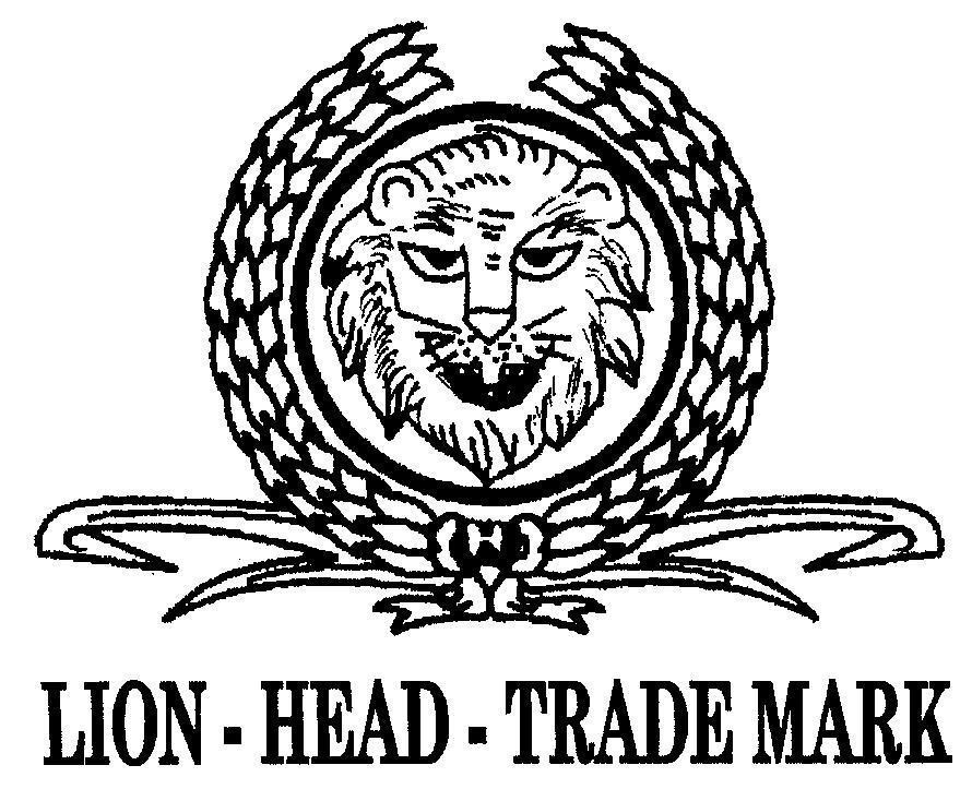 Mẫu nhãn hiệu LION-HEAD -TRADE MARK