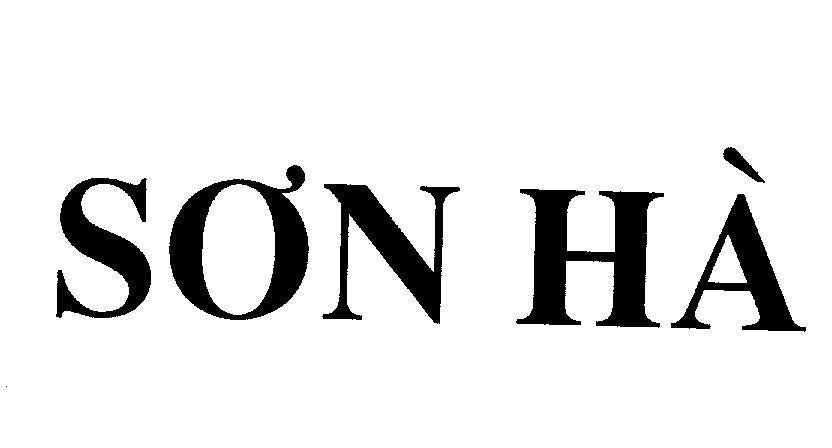 Mẫu nhãn hiệu SON HA