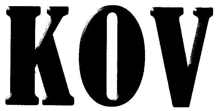 Mẫu nhãn hiệu KOV