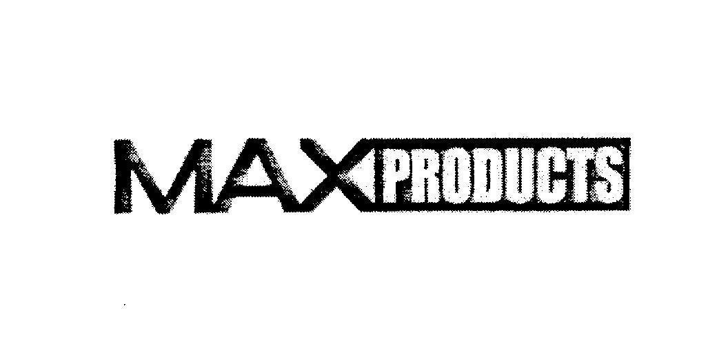 Mẫu nhãn hiệu MAXPRODUCTS