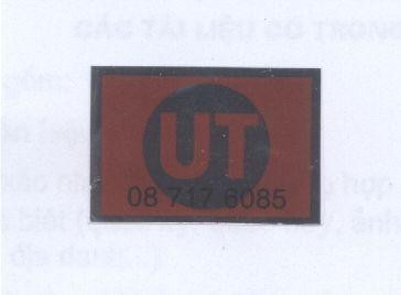 Mẫu nhãn hiệu UT 08 717 6085