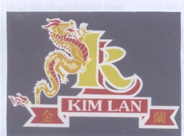 Mẫu nhãn hiệu KL KIM LAN JIN LAN