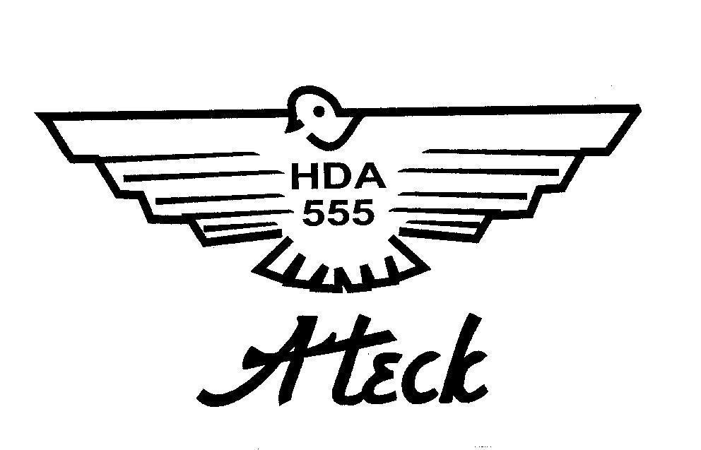 Mẫu nhãn hiệu HDA 555 ATECK