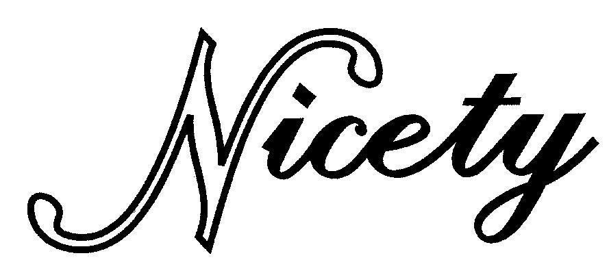 Mẫu nhãn hiệu NICETY