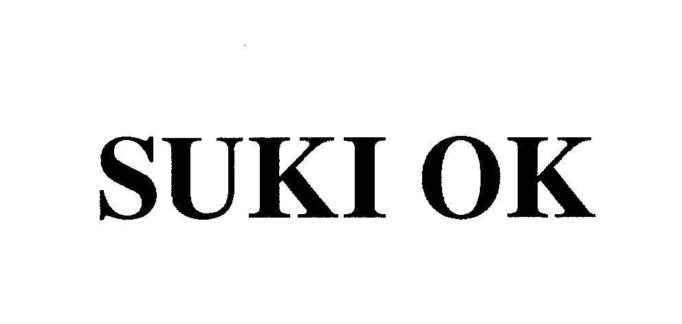 Mẫu nhãn hiệu SUKI OK