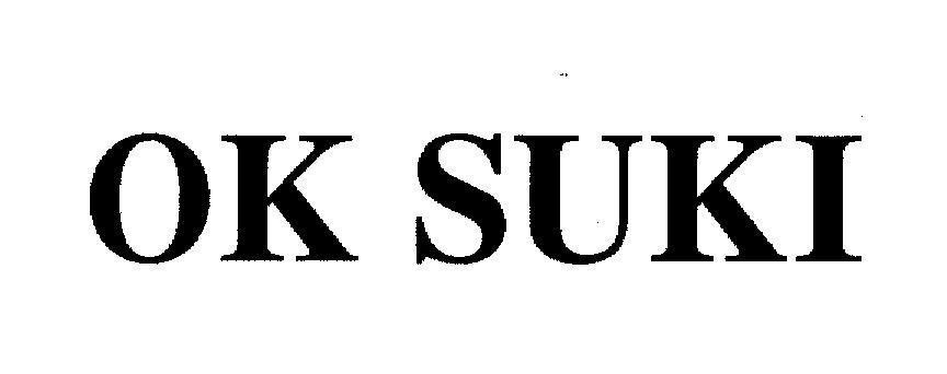 Mẫu nhãn hiệu OK SUKI