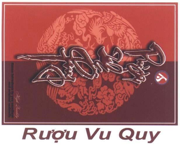 Mẫu nhãn hiệu RƯợU VU QUY AS
