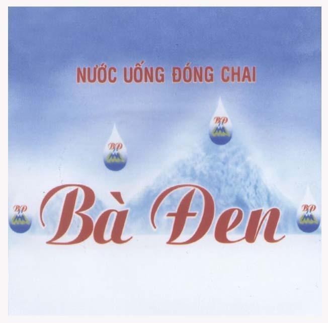 Mẫu nhãn hiệu NUOC UONG DONG CHAI BĐ BA ĐEN