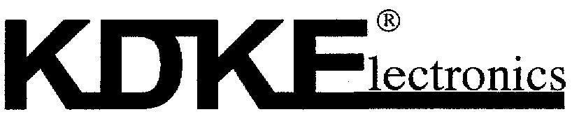 Mẫu nhãn hiệu KDKELECTRONICS