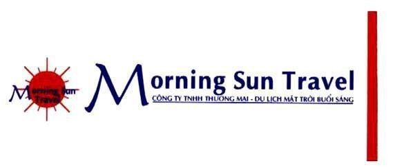 Mẫu nhãn hiệu MORNING SUN TRAVEL CONG TY TNHH THUONG MAI DU LICH MAT TROI BUOI SANG