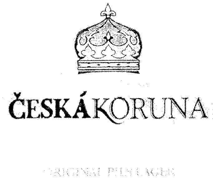Mẫu nhãn hiệu CESKA KORUNA ORIGINAL PILS LAGER