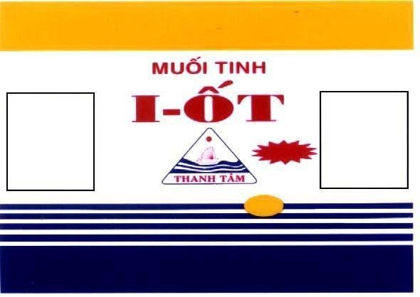 Mẫu nhãn hiệu MUOI TINH I-OT Thanh Tâm