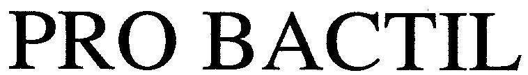 Mẫu nhãn hiệu PRO BACTIL