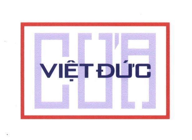 Mẫu nhãn hiệu CƯA VIệT ĐứC