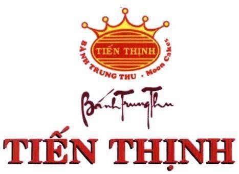 Mẫu nhãn hiệu Tiến Thịnh Bánh Trung Thu MOON CAKES Tiến Thịnh