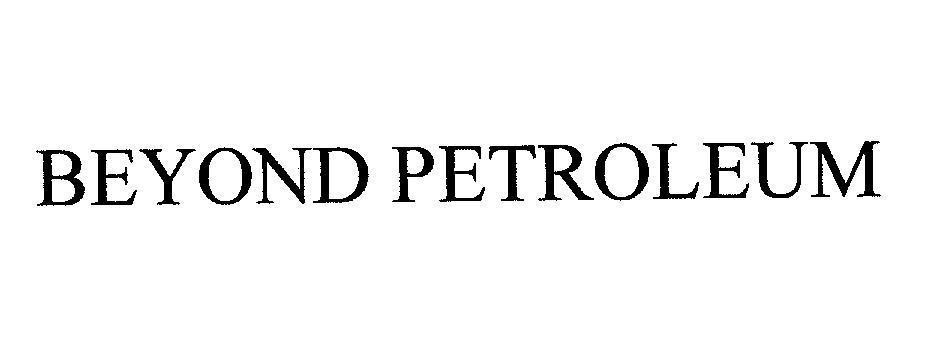 Mẫu nhãn hiệu BEYOND PETROLEUM