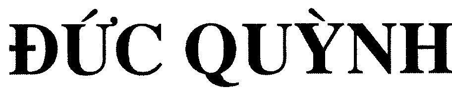 Mẫu nhãn hiệu Đức Quỳnh