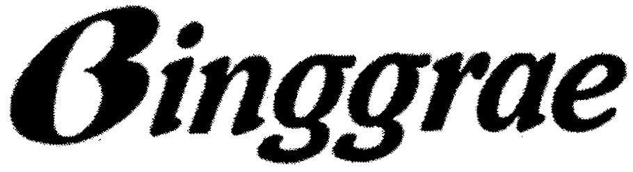 Mẫu nhãn hiệu BINGGRAE