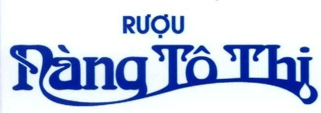 Mẫu nhãn hiệu Rượu nàng Tô Thị