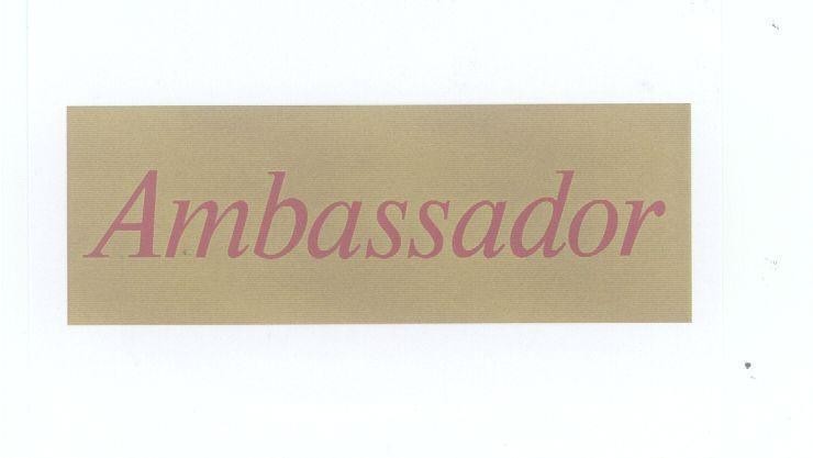 Mẫu nhãn hiệu AMBASSADOR