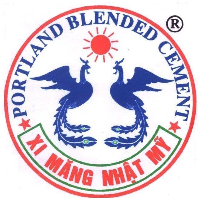 Mẫu nhãn hiệu PORTLAND BLENDED CEMENT Xi Măng Nhật Mỹ