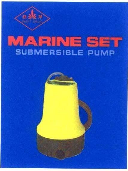 Mẫu nhãn hiệu SWEET SPRING MARINE SET SUBMERSIBLE PUMP GAN QUAN CAM TUYEN