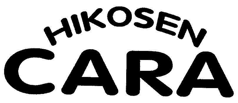 Mẫu nhãn hiệu HIKOSEN CARA