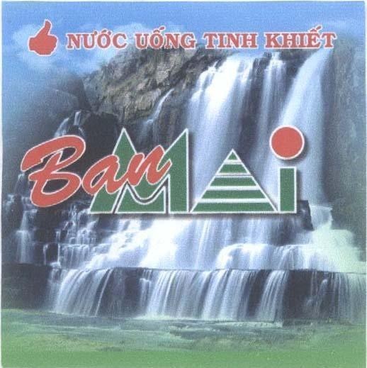 Mẫu nhãn hiệu Nước Uống Tinh Khiết BAN MAI