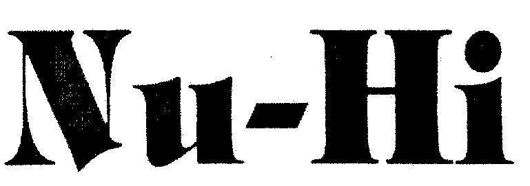 Mẫu nhãn hiệu NU-HI