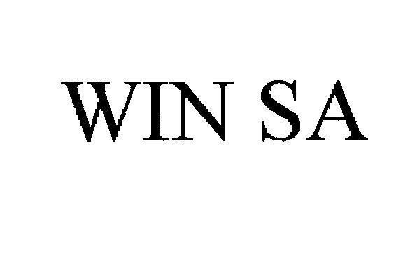 Mẫu nhãn hiệu WIN SA