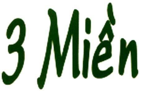 Mẫu nhãn hiệu 3 Miền