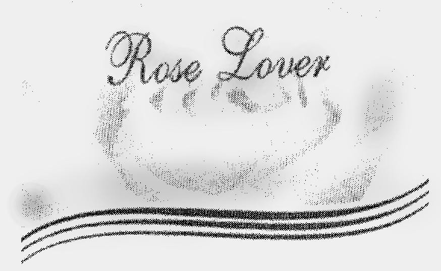 Mẫu nhãn hiệu ROSE LOVER
