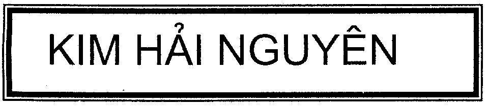 Mẫu nhãn hiệu Kim Hải Nguyên