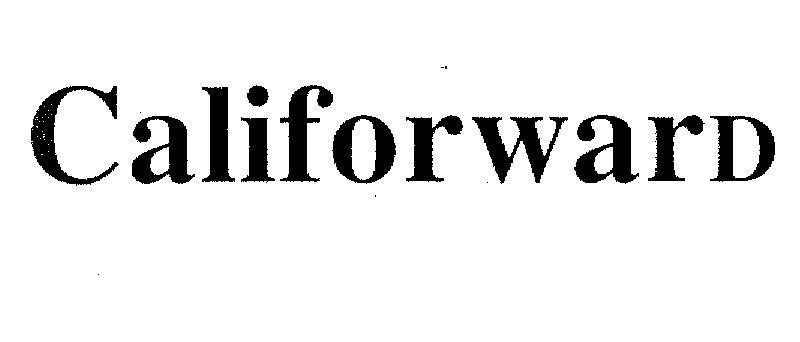 Mẫu nhãn hiệu CALIFORWARD