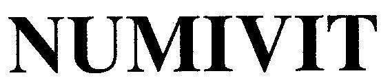 Mẫu nhãn hiệu NUMIVIT
