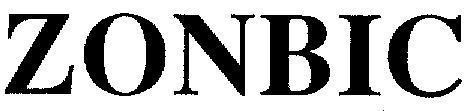 Mẫu nhãn hiệu ZONBIC