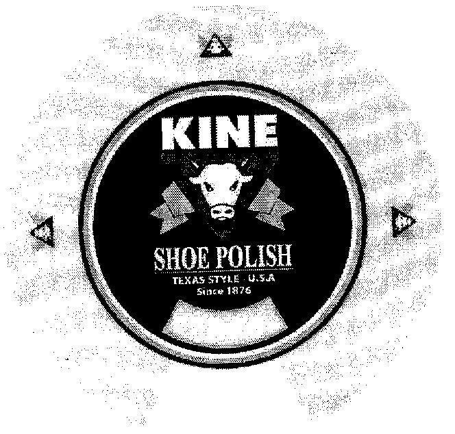 Mẫu nhãn hiệu KINE SHOE POLISH KIEU TEXAS USA TEXAS STYLE SINCE 1876