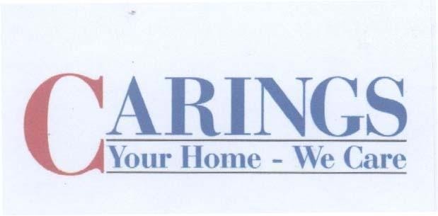 Mẫu nhãn hiệu CARINGS YOUR HOME - WE CARE