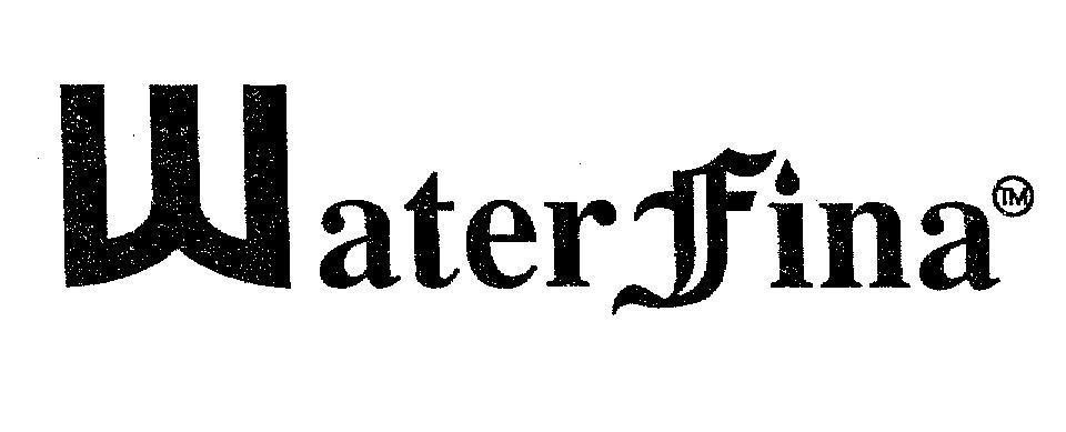 Mẫu nhãn hiệu WATERFINA