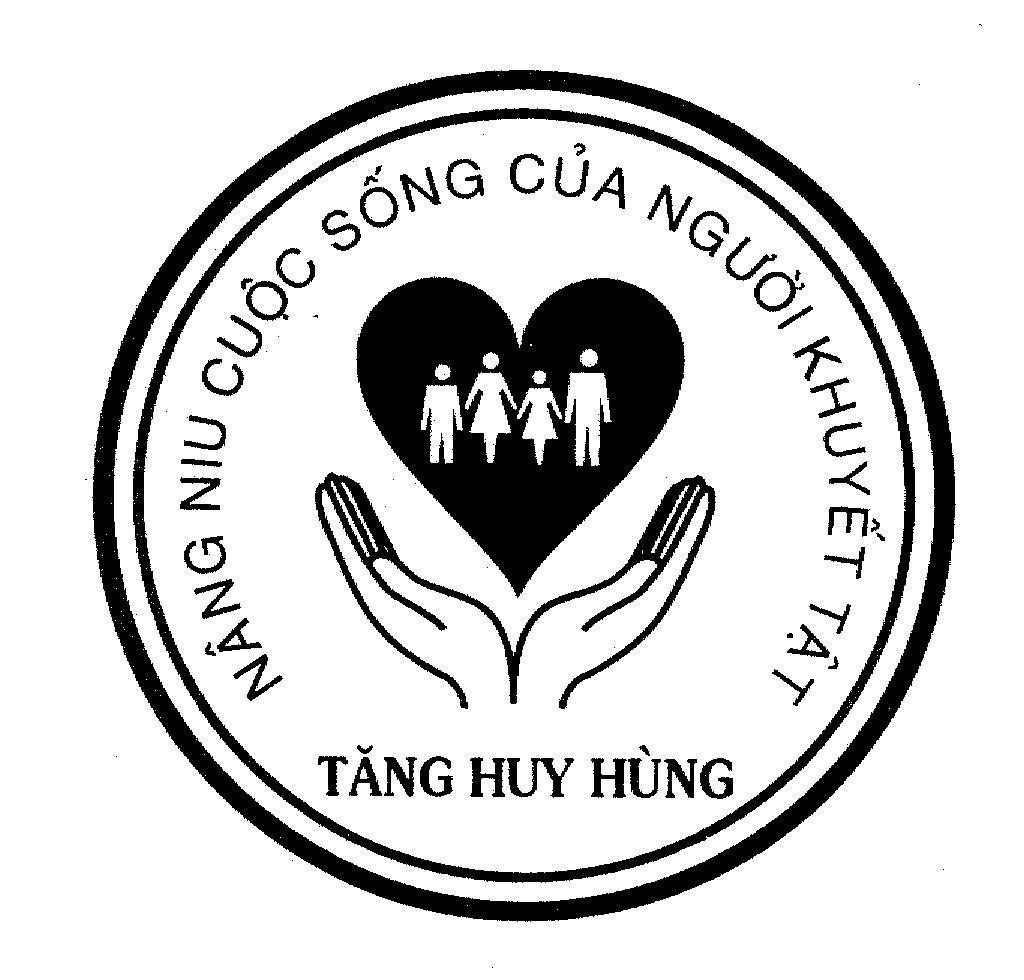 Mẫu nhãn hiệu Tăng Huy Hùng HAPPY LINE nâng niu cuộc sống của người khuyết tật