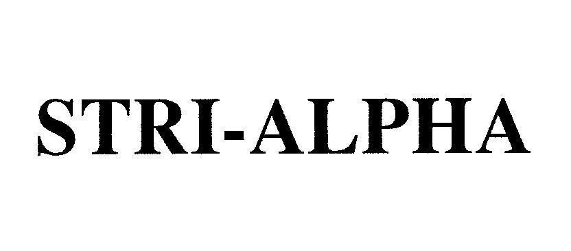 Mẫu nhãn hiệu STRI-ALPHA
