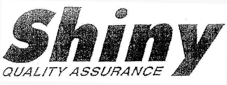Mẫu nhãn hiệu SHINY QUALITY ASSURANCE